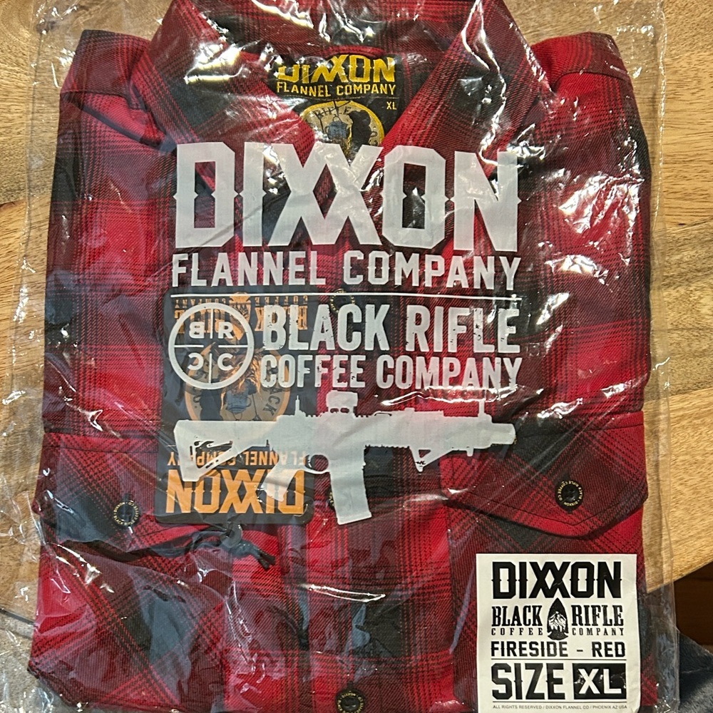 DIXXON Fireside Red and Black Flannel Shirt
